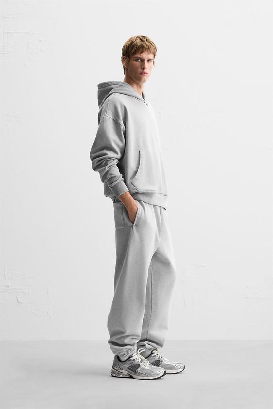 Boxy Fit Sweatsuit - Gray