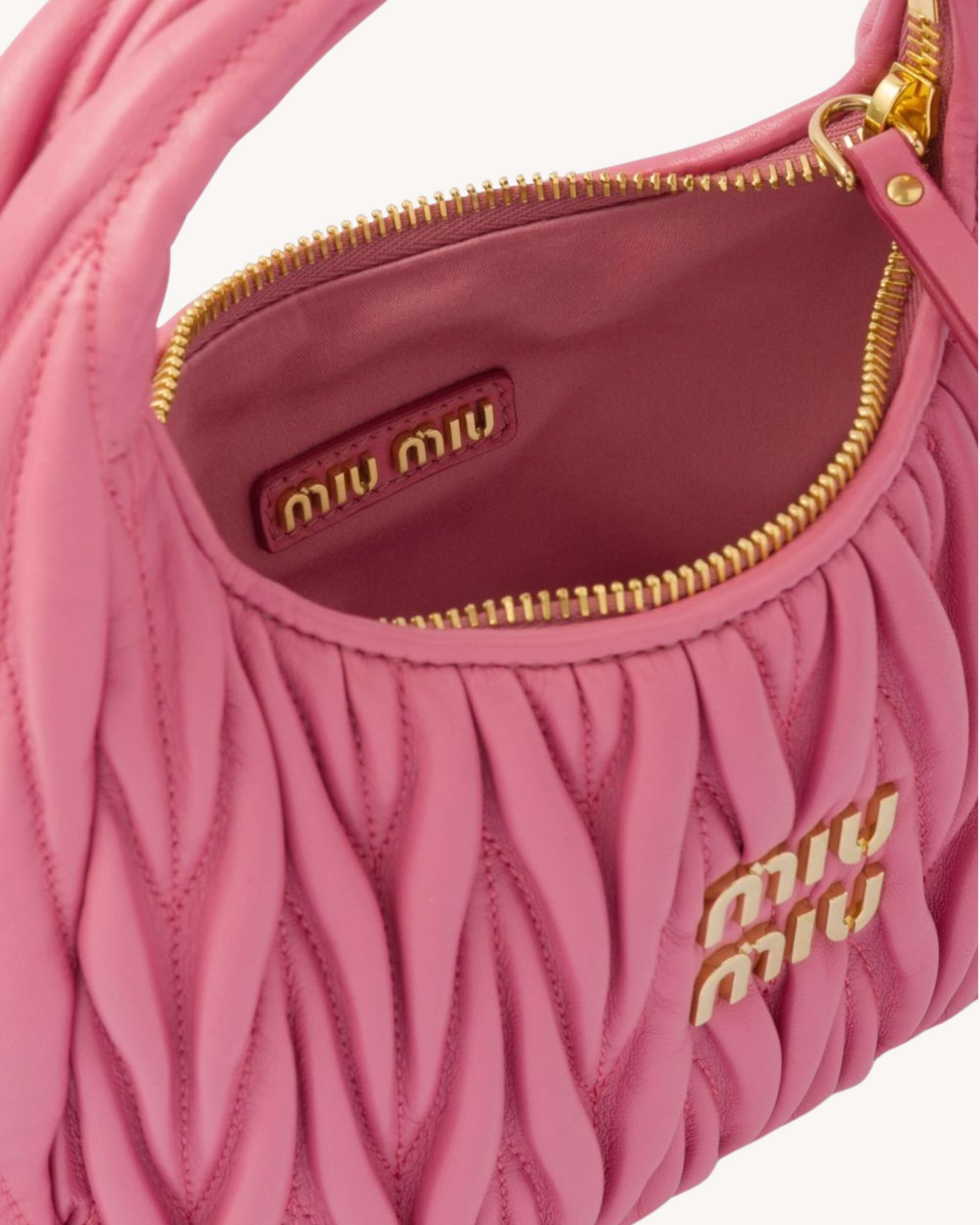 Miu Miu "Wander Matelassé" Shoulder Bag