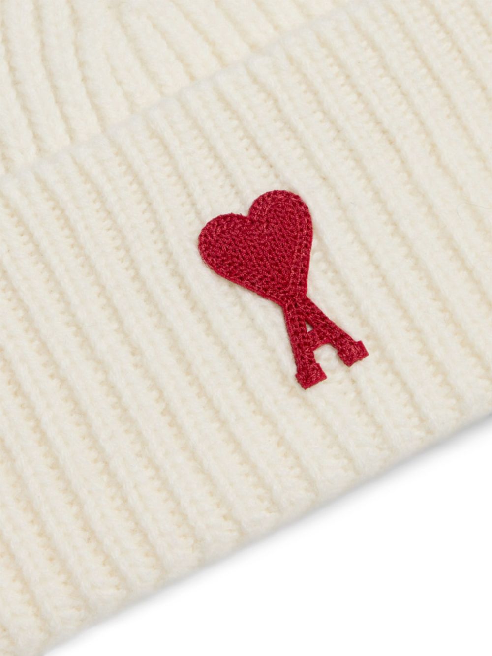 AMI Paris Cashmere & Wool Beanie