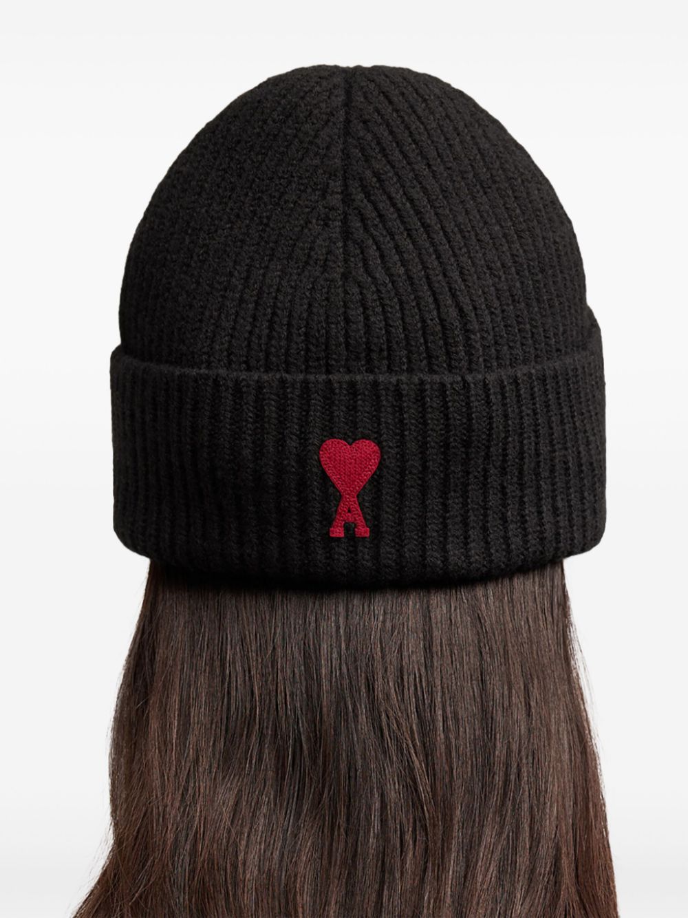 AMI Paris Cashmere & Wool Beanie