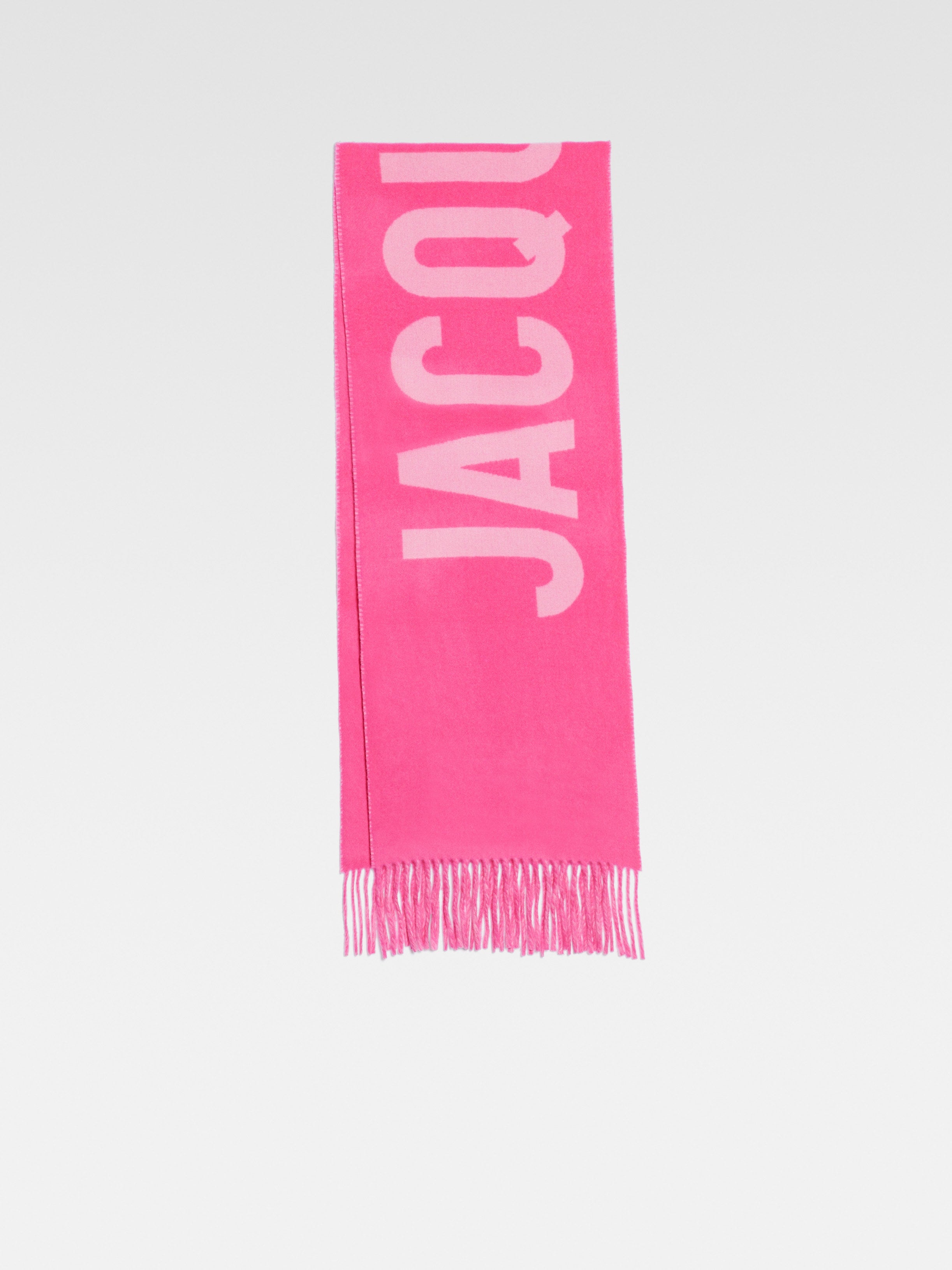 JACQUEMUS Fringe Logo Scarf