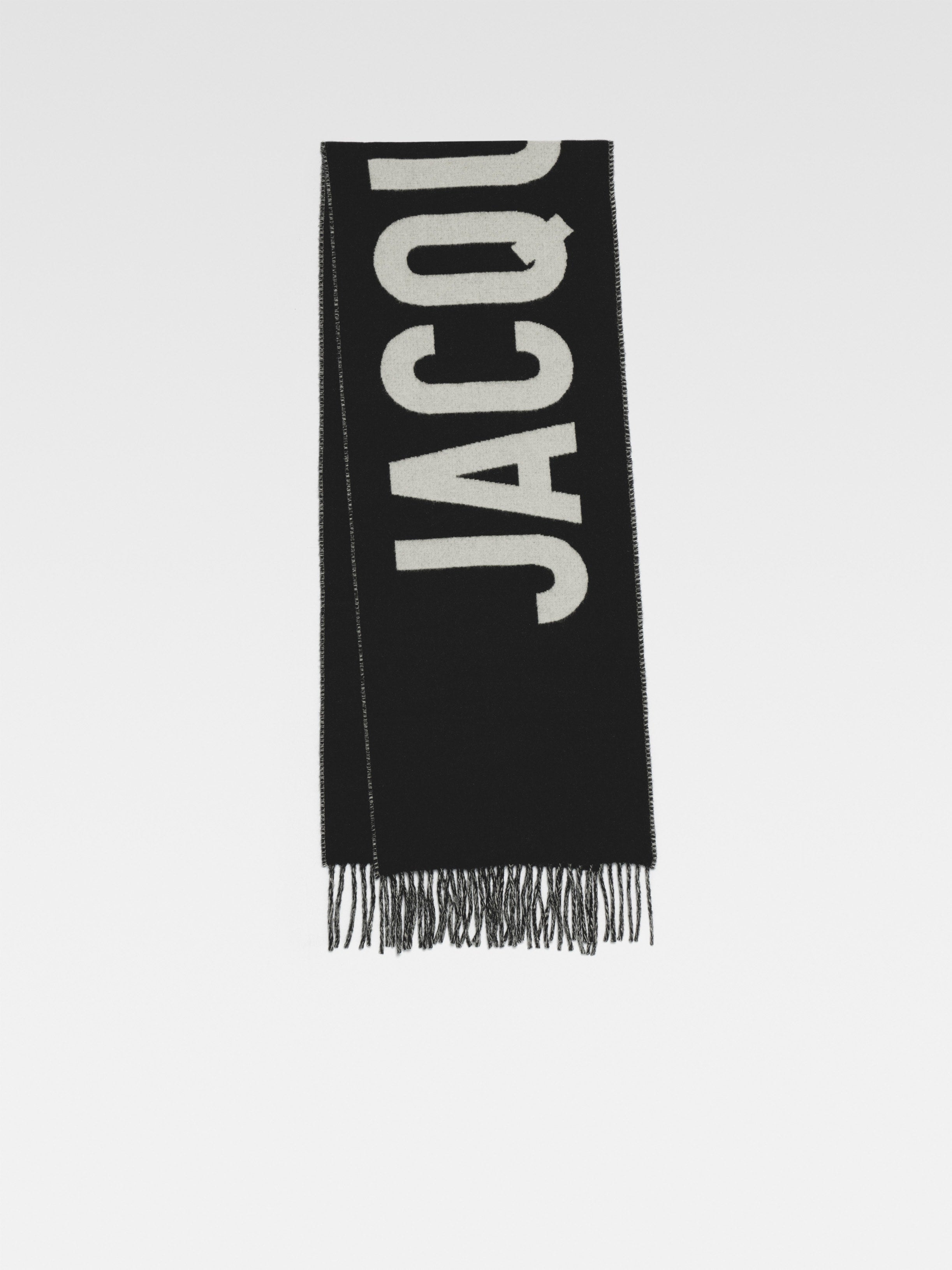 JACQUEMUS Fringe Logo Scarf