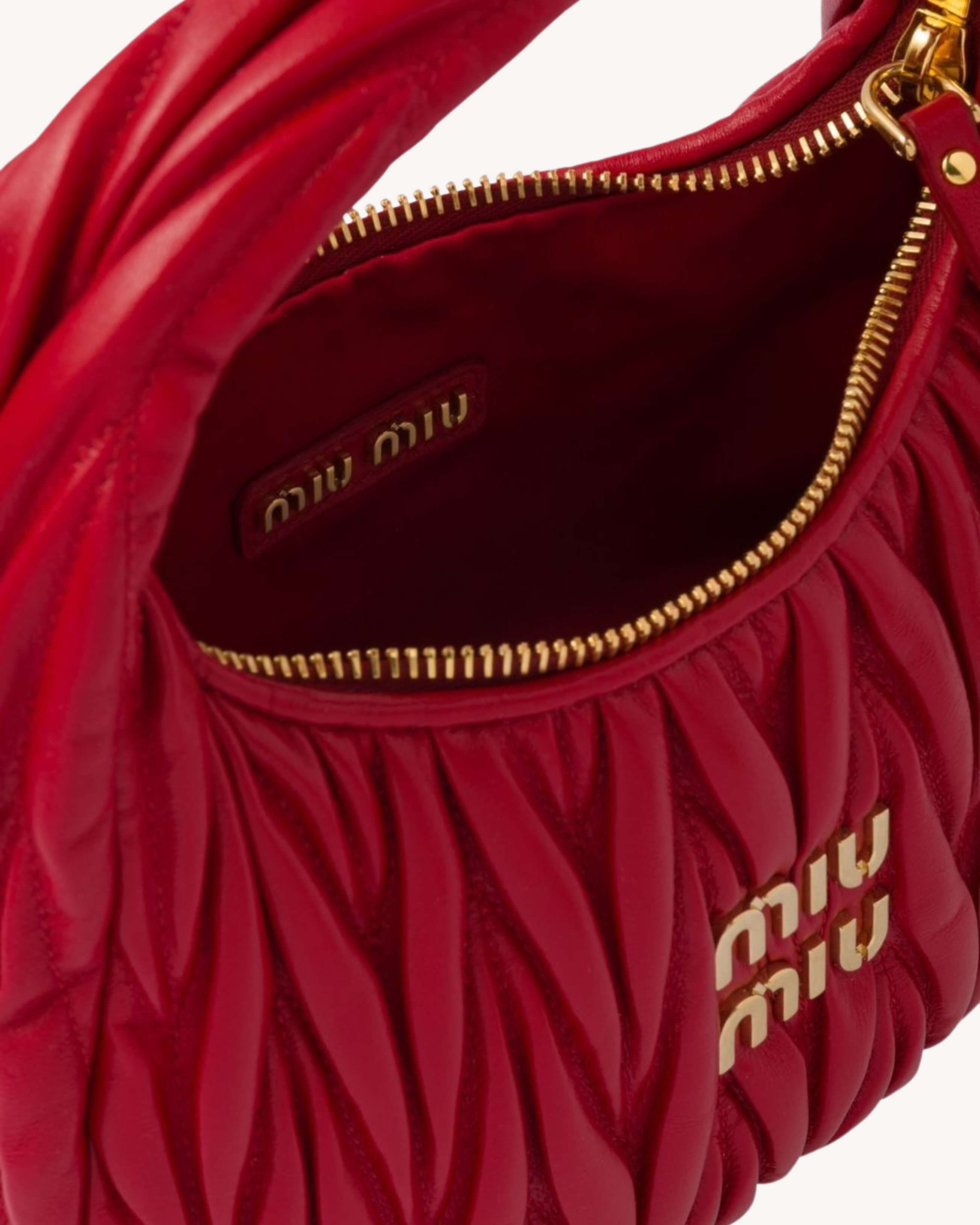 Miu Miu "Wander Matelassé" Shoulder Bag